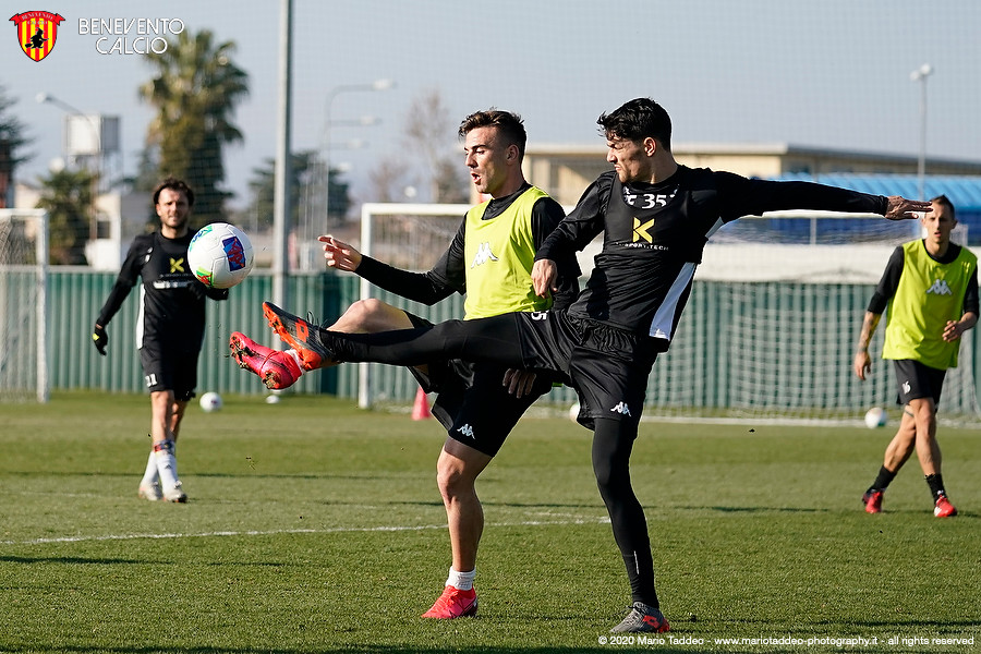 #BeneventoSpezia: giallorossi al lavoro - Foto - Benevento Calcio