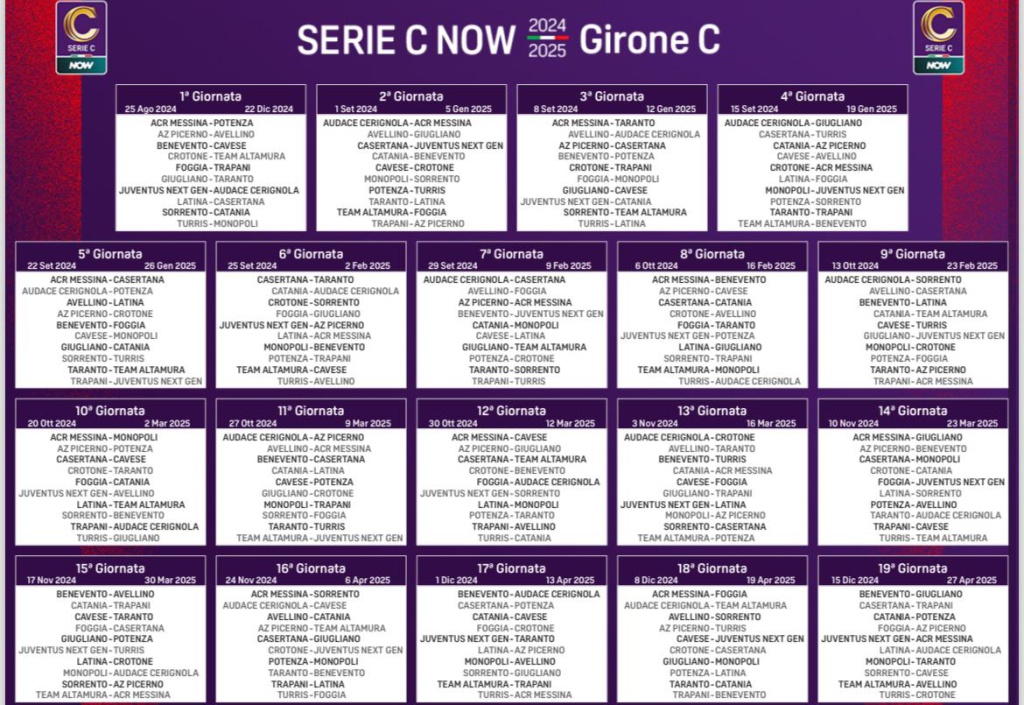 serie-c-2024-2025-il-calendario-del-benevento-calcio