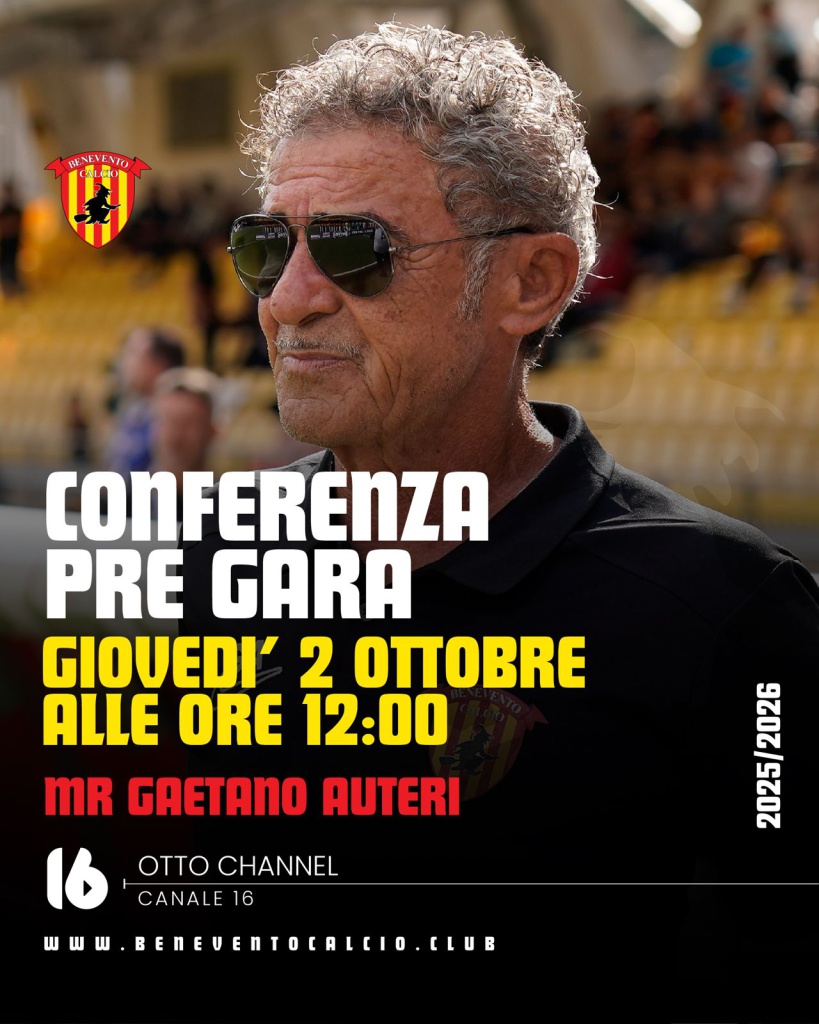 serie-c-sky-latina-benevento-conferenza-pre-gara-di-mister-auteri