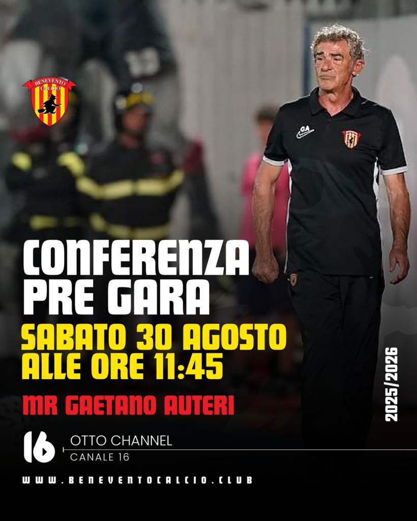 serie-c-sky-benevento-casertana-conferenza-pre-gara-di-mister-auteri