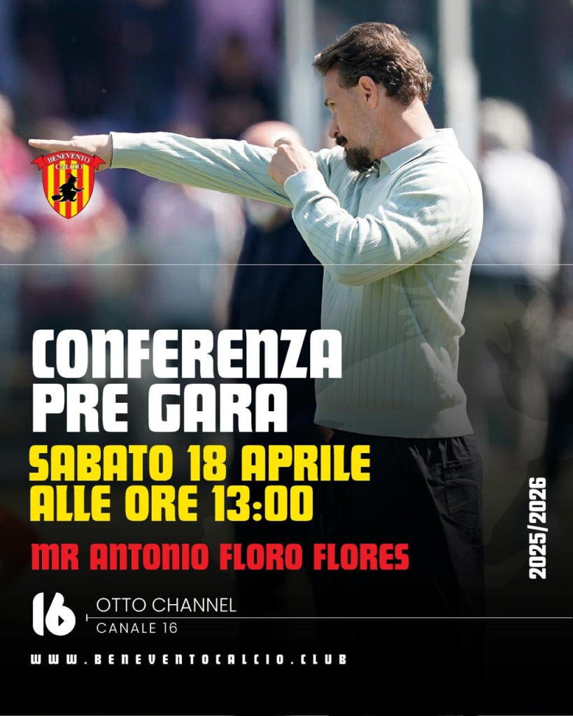 serie-c-sky-wifi-giugliano-benevento-conferenza-pre-gara-di-mister-floro-flores