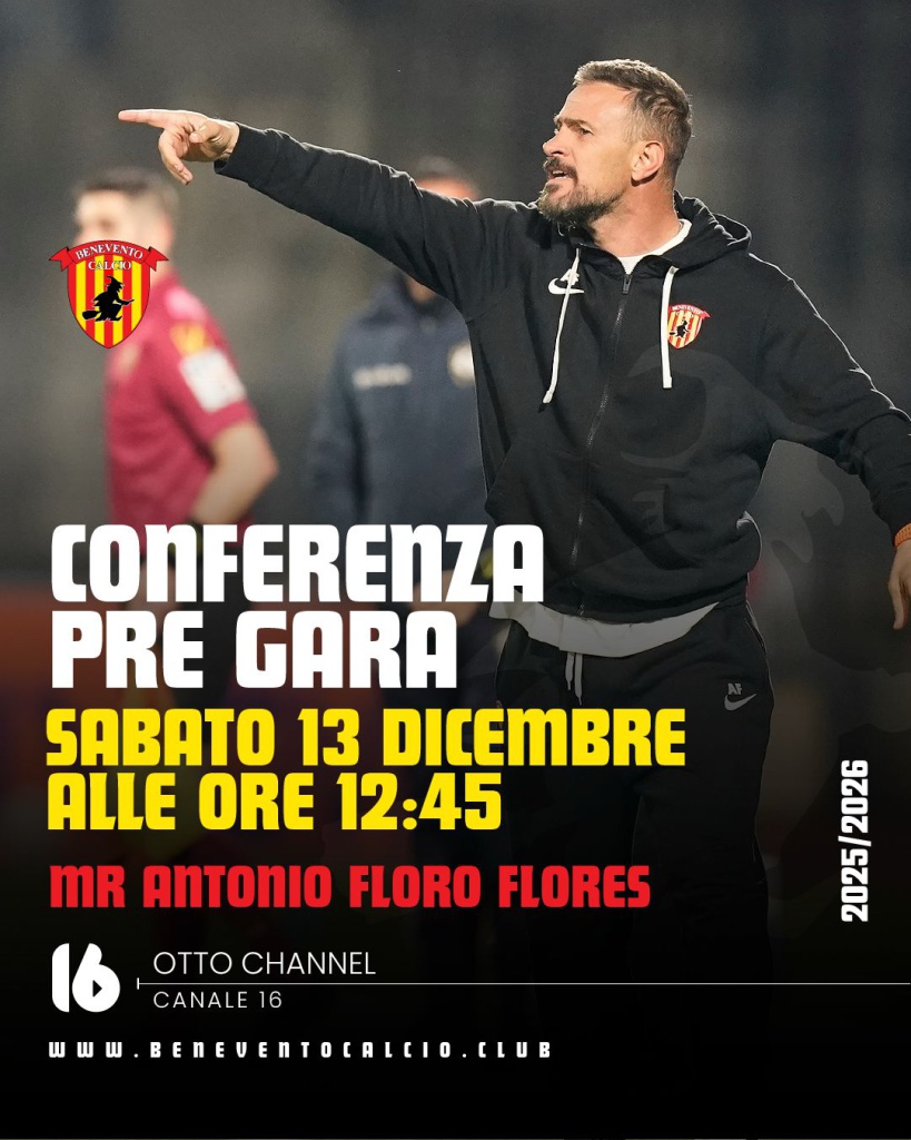 serie-c-sky-wifi-benevento-giugliano-conferenza-pre-gara-di-mister-floro-flores
